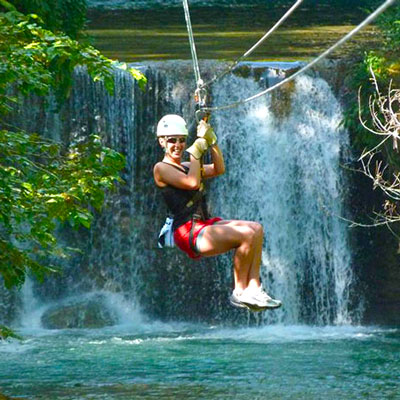 Zipline with YS Falls South Coast St Elizabeth Jamaica Tours